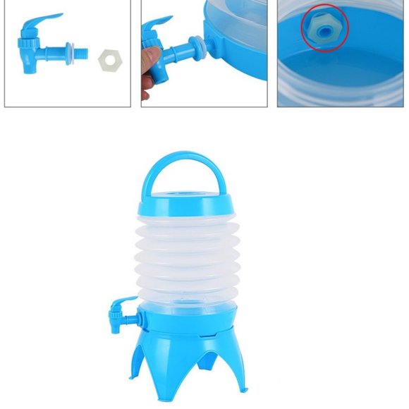 Multifunctional Camping Expandable Storage Bucket Vehicle mounted Portable Beer - Picture 7 of 12